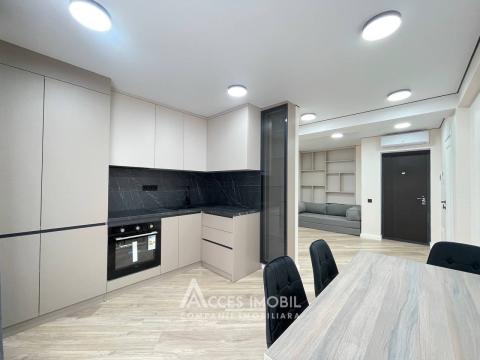 Bloc Nou! str. Nicolae Dimo, Durlești, 2 camere + living. Euroreparație!: 9