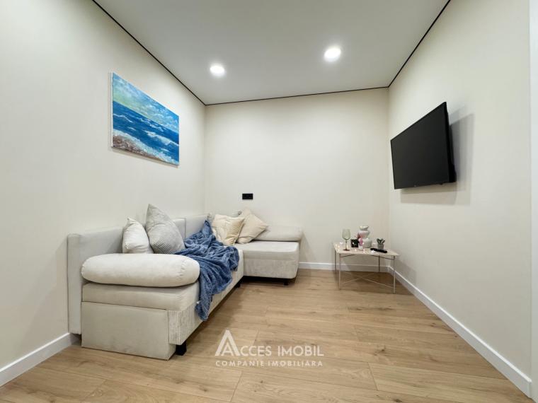 Râșcani, str. Florilor, 1 cameră + living! Euroreparație! De mijloc!: 2