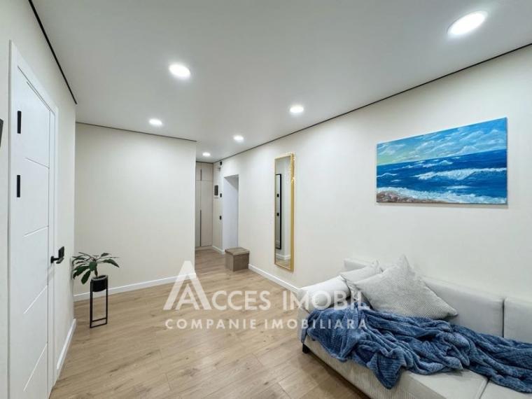 Râșcani, str. Florilor, 1 cameră + living! Euroreparație! De mijloc!: 3