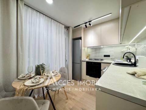 Râșcani, str. Florilor, 1 cameră + living! Euroreparație! De mijloc!: 4