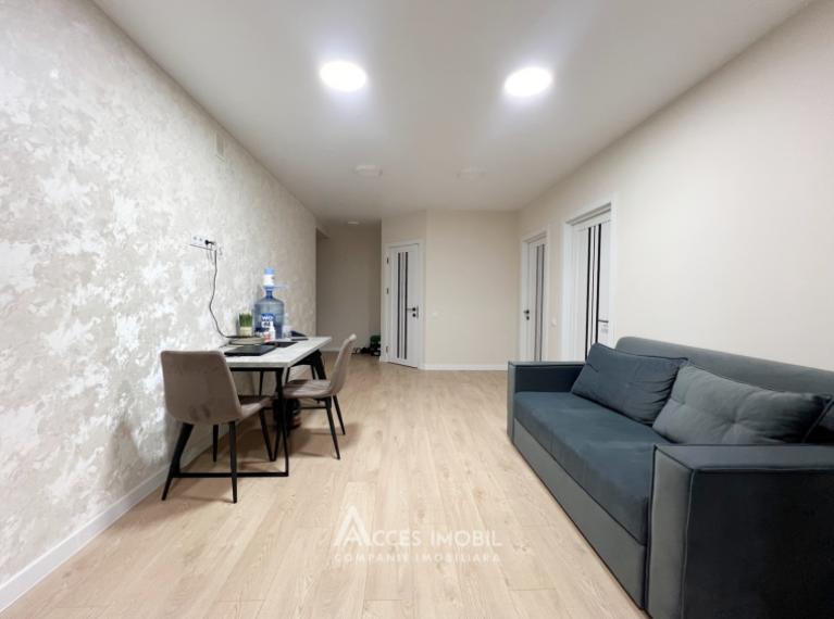 Bloc Nou! Durlești, str. Tudor Vladimirescu, 2 camere + living. Euroreparație!: 3