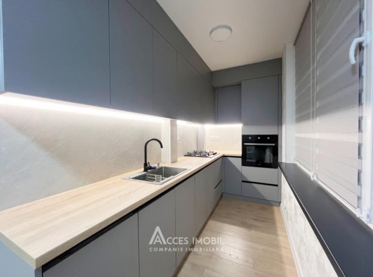 Bloc Nou! Durlești, str. Tudor Vladimirescu, 2 camere + living. Euroreparație!: 4