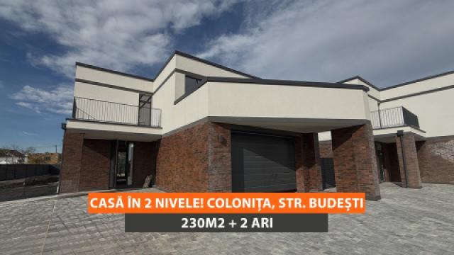 Casă în 2 nivele! Colonița, str. Budești, 230m2 + 2 ari!: 0