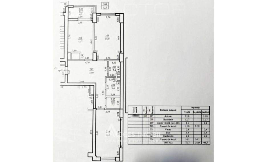 Exfactor! bd. Mircea cel Bătrân, Ciocana, 2 camere + living. Variantă albă!: 2