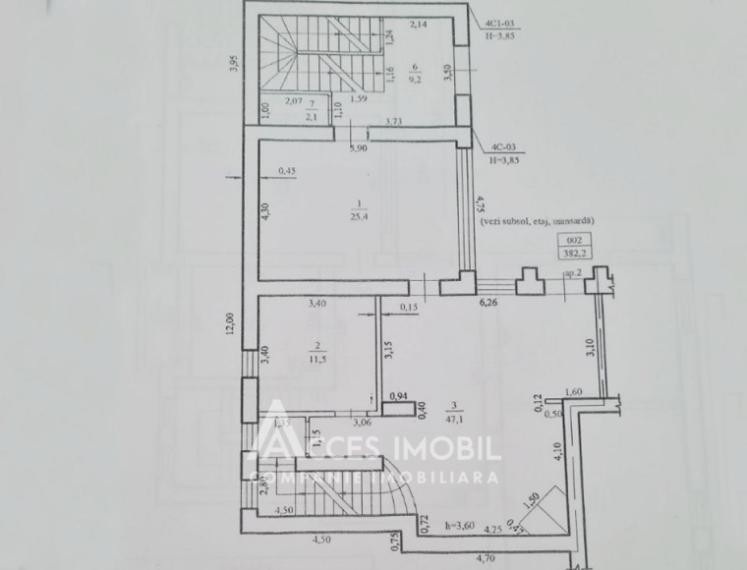 Chirie! Spațiu Comercial 380m2! Centru, str. Alexei Șciusev. Euroreparație!: 32