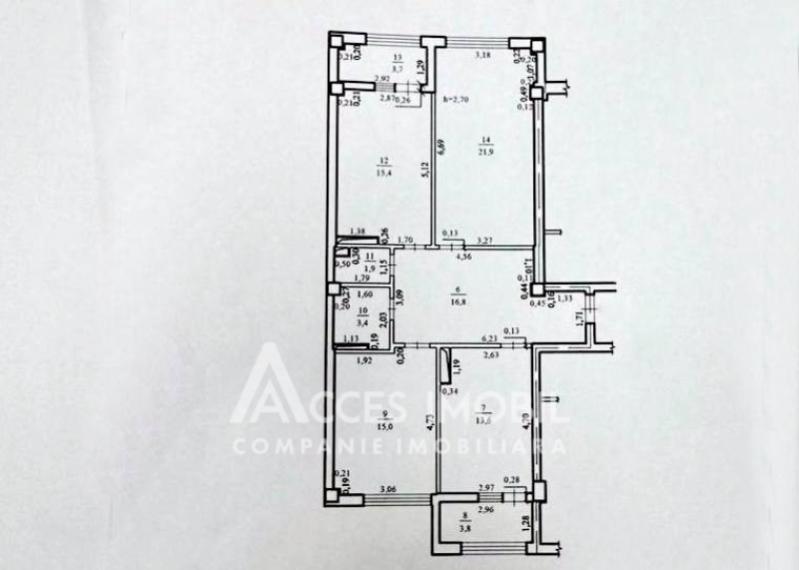 Bloc nou! bd. Mircea cel Bătrân, Ciocana, 3 camere. Variantă albă!: 16