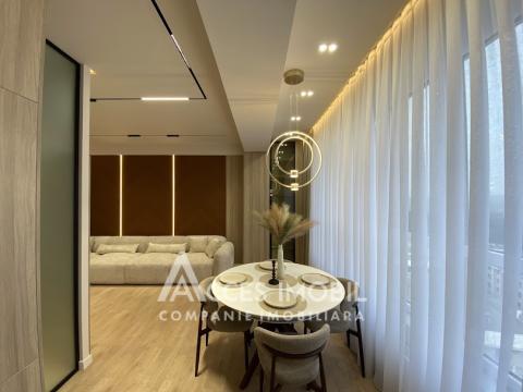 Lagmar! str. Liviu Deleanu, Buiucani, 2 camere + living. Euroreparație!: 3