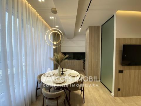 Lagmar! str. Liviu Deleanu, Buiucani, 2 camere + living. Euroreparație!: 4