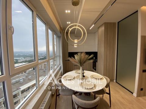 Lagmar! str. Liviu Deleanu, Buiucani, 2 camere + living. Euroreparație!: 5