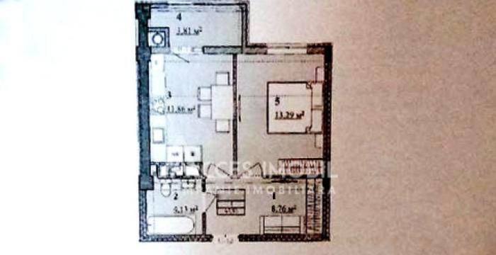 Lagmar! str. Ceucari, Poșta Veche, 1 cameră + living. Variantă albă!: 4