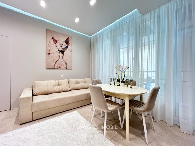 ParkHouse! bd. Moscova, 1 cameră + living. Reparație Premium!: 3