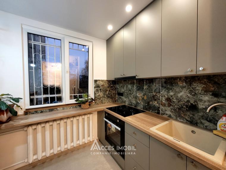 Botanica, str. Burebista, 1 cameră + living! Euroreparație! De mijloc!: 3