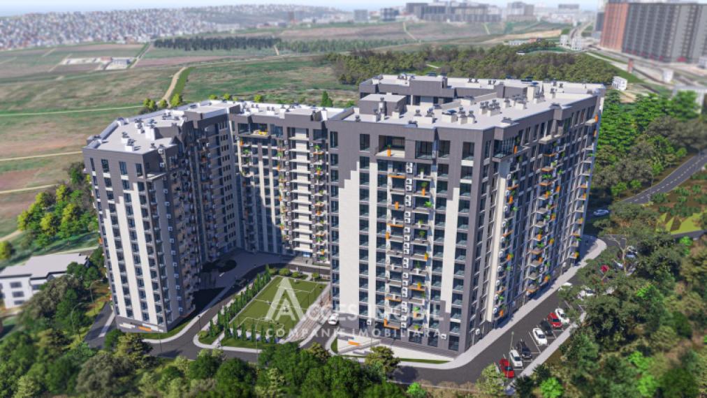 Solomon Construct! Botanica, str. Grenoble, 2 camere + living. Varianta albă!: 1