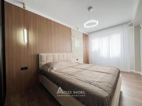 Bloc Nou! str. Cartușa, Durlești, 2 camere + living. Euroreparație!: 2