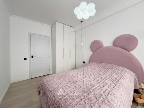 Bloc Nou! str. Cartușa, Durlești, 2 camere + living. Euroreparație!: 5