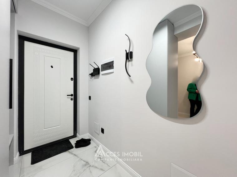 Bloc Nou! str. Cartușa, Durlești, 2 camere + living. Euroreparație!: 7