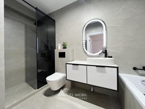 Bloc Nou! str. Cartușa, Durlești, 2 camere + living. Euroreparație!: 8