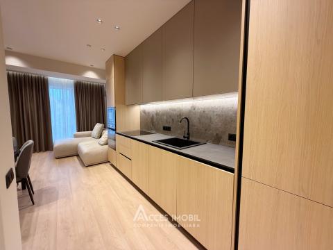 Inamstro! ул. Алеку Руссо, Рышкановка, 1 комнатa + гостиная. Евроремонт!: 3