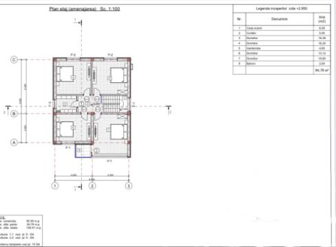2-х Этажный Дом! Дурлешты, ул. Триколорулуй, 165м2. Белый Вариант!: 18