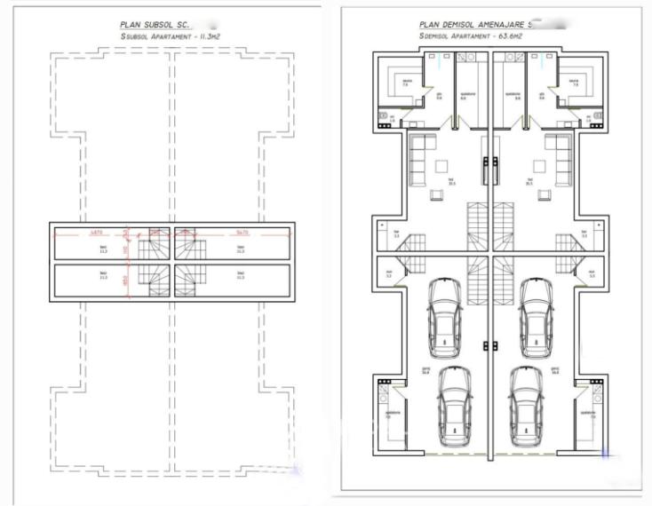 TownHouse în 2 niveluri! Ciorescu, str. Albișoara, 224m2 + 2 ari. Variantă albă!: 24