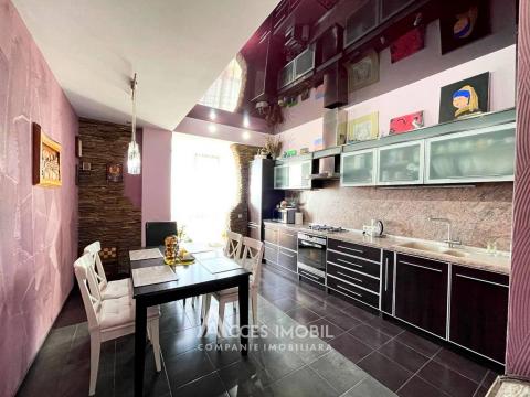 Chirie! Bloc Nou! Botanica, bd. Trăian, 2 camere. Terasă + Priveliște Panoramică! Euroreparație!: 3