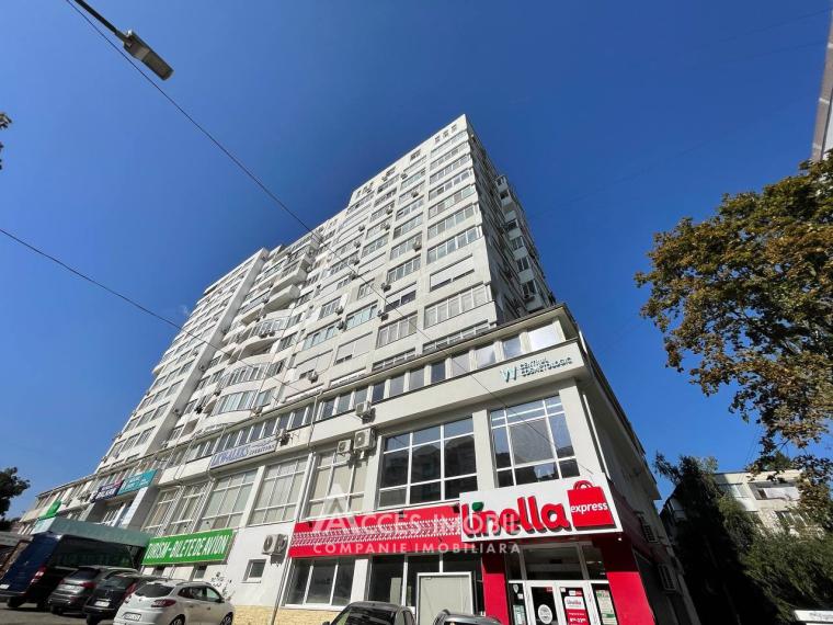 Chirie! Bloc Nou! Botanica, bd. Trăian, 2 camere. Terasă + Priveliște Panoramică! Euroreparație!: 14