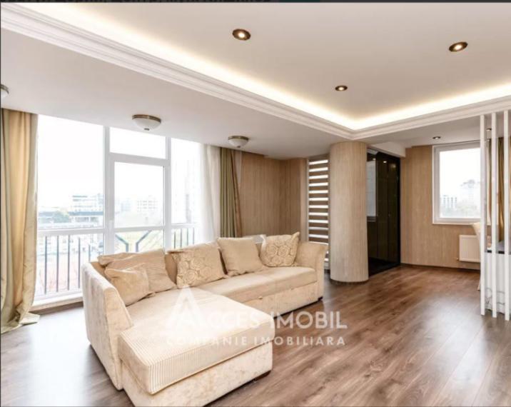 Chirie! Bloc Nou! Centru, str. Sfatul Țării, 2 camere + living! Euroreparație!: 3