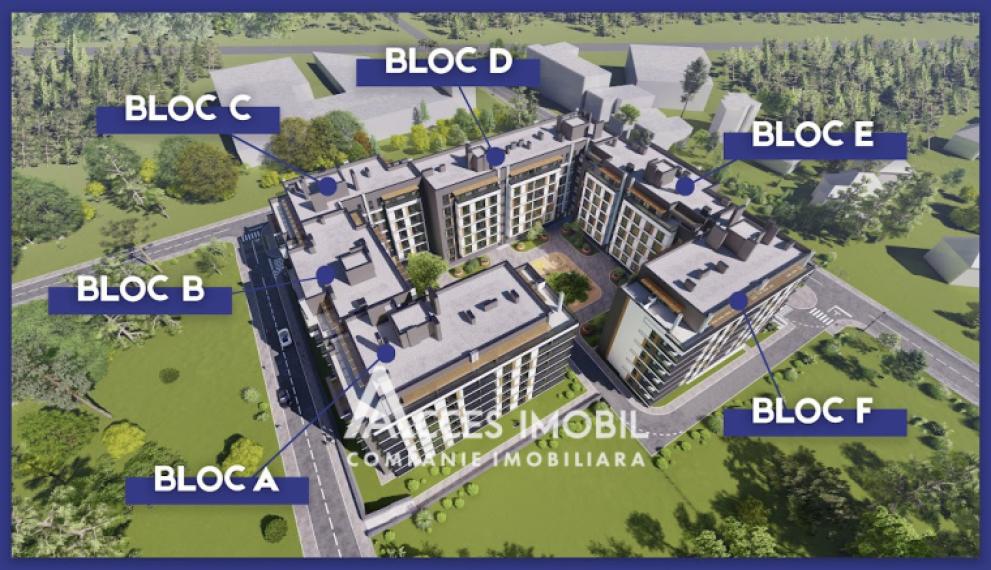 ESTATE BellaVista! str. Durlești, Dumbrava, 1 cameră + living. Varianta albă!: 3