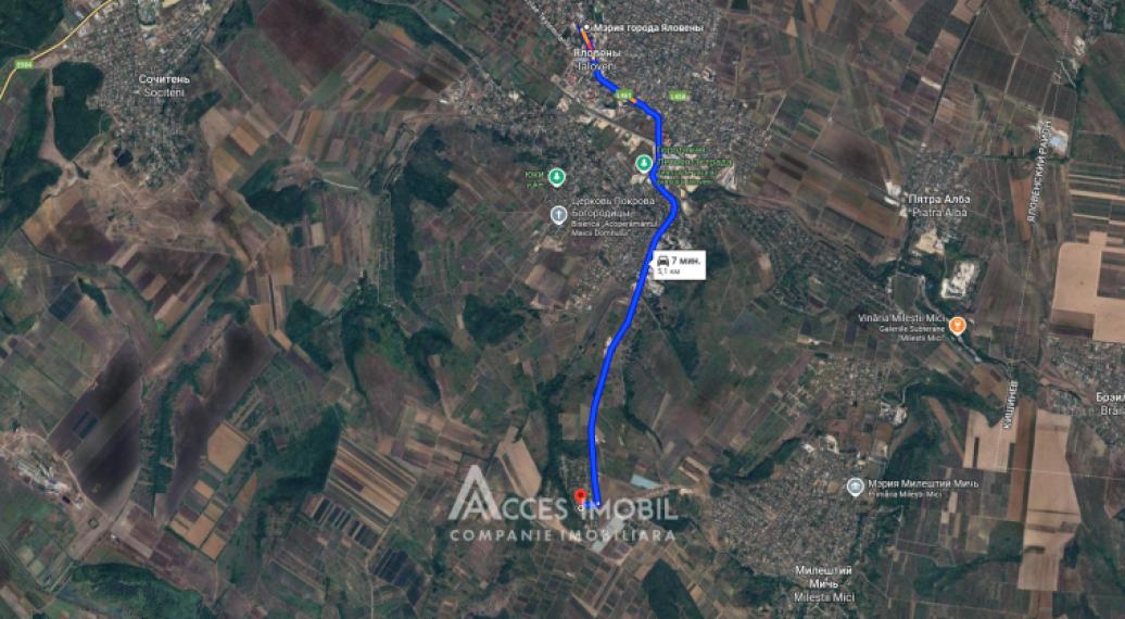 Сельскохозяйственный земельный участок! Яловены, ИП "Вертина - Прим", 5 соток!: 5