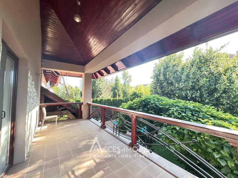 Chirie! Casă în 2 niveluri! str. Gherman Pântea, Râșcani, 280m2 + 6 ari! Euroreparație!: 35