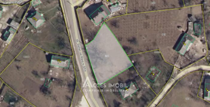 Teren pentru construcție 8 ari! satul Căpriana, Strășeni!: 3