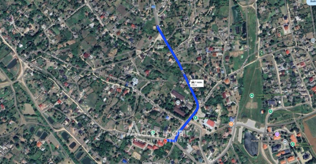 Teren pentru construcție 8 ari! satul Căpriana, Strășeni!: 6