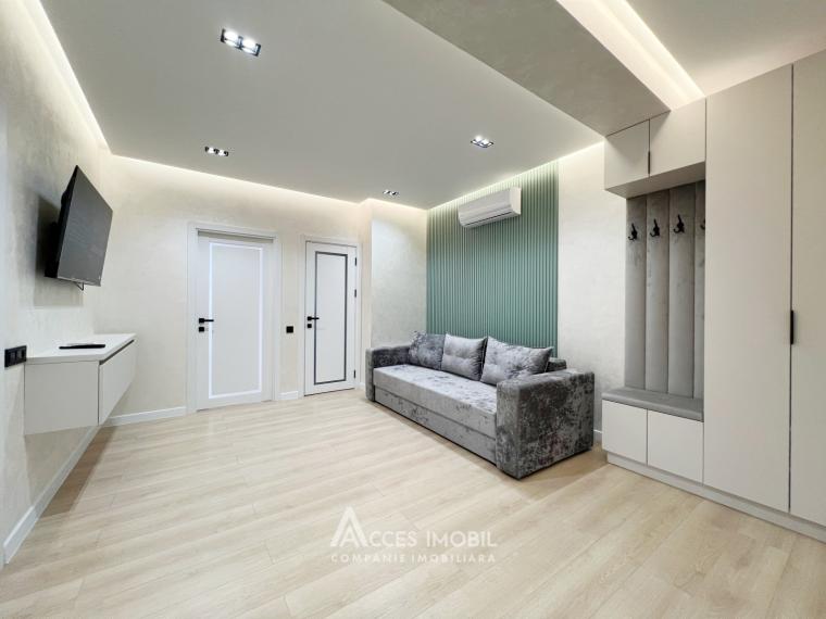 Astercon! Bloc Nou! Dumbrava, str. Durlești, 2 camere + living. Euroreparație!: 4