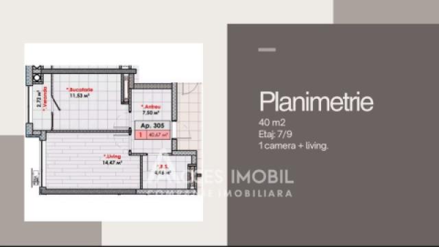 Lagmar! Cartierul rezidențial SOLARIS! Telecentru, șos. Hâncești, 1 cameră + living! Varianta Albă!: 2