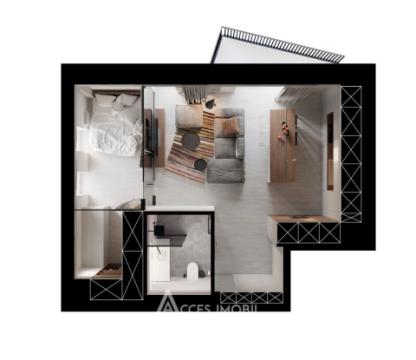 Lagmar! Toro Center! Pan Halippa street, Center! 1 room + living. Euro repair!: 8