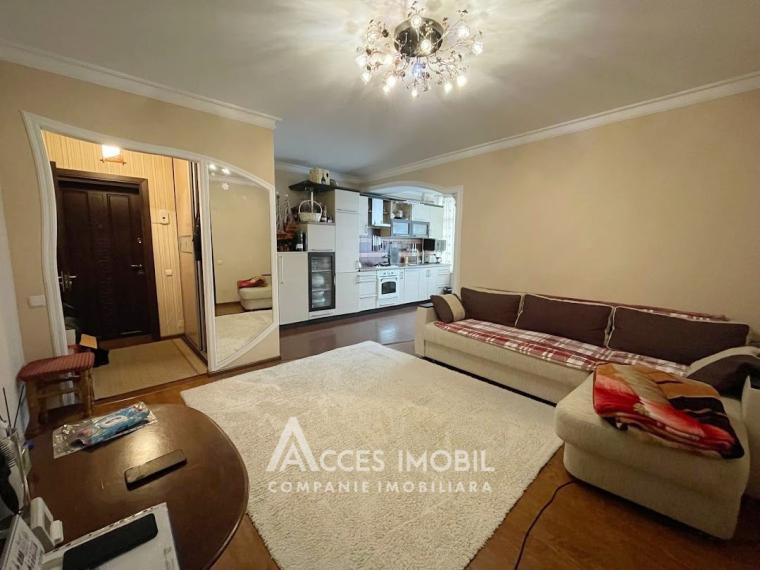 Bloc Nou! Durlești, str. Hîrtoape, 2 camere + living. Euroreparație!: 3