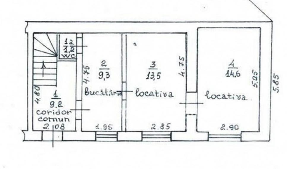 Квартира на земле! Центр, ул. А. Щусева, 2 комнаты! Автономное отопление!: 9