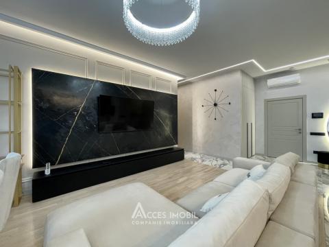 Chirie! Bloc Nou! Centru, bd. Ștefan cel Mare, 2 camere + living. Euroreparație!: 5