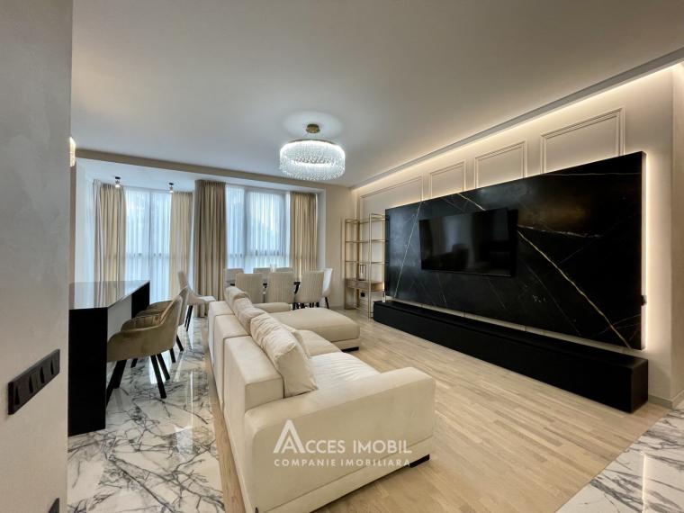 Chirie! Bloc Nou! Centru, bd. Ștefan cel Mare, 2 camere + living. Euroreparație!: 6