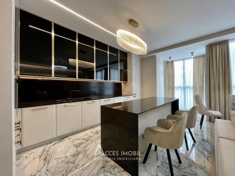 Chirie! Bloc Nou! Centru, bd. Ștefan cel Mare, 2 camere + living. Euroreparație!: 9