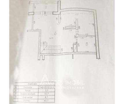 Новострой! Центр, ул. Моара Рошие, 3 комнаты + гостиная. Белый Вариант!: 19