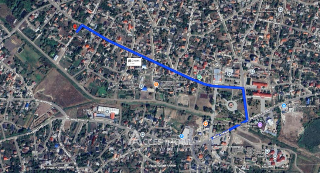 Teren pentru construcții, 8 ari! Cojușna, str.  Memoriei!: 3