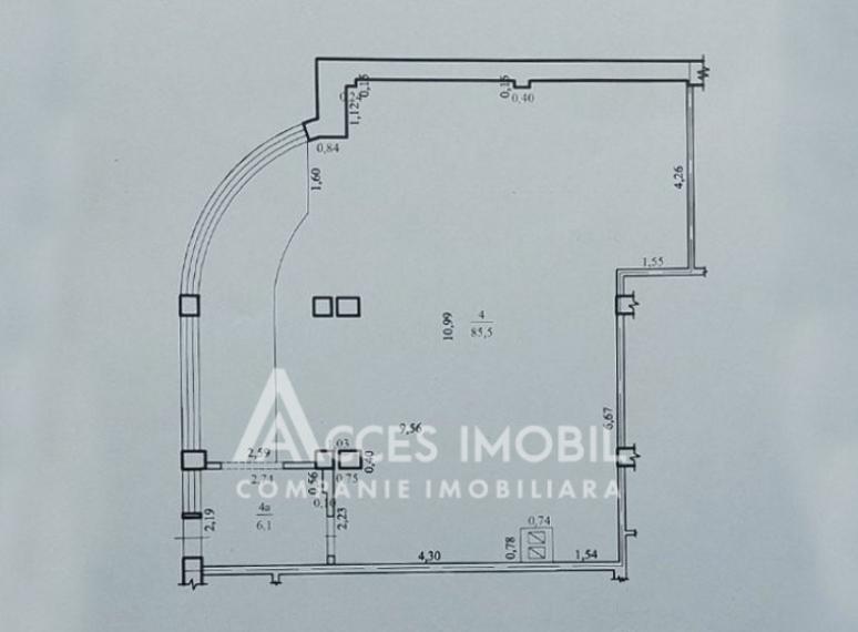 Chirie! Spațiu Comercial 242m2! Centru, str. 31 August 1989.: 11