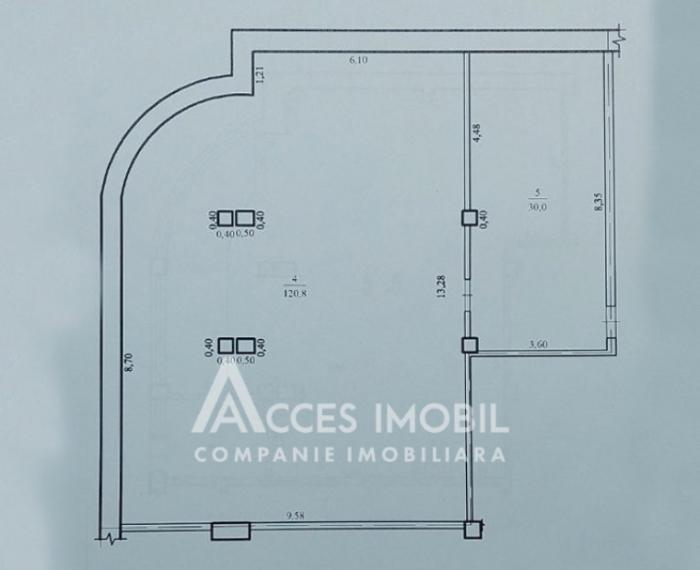 Chirie! Spațiu Comercial 242m2! Centru, str. 31 August 1989.: 12