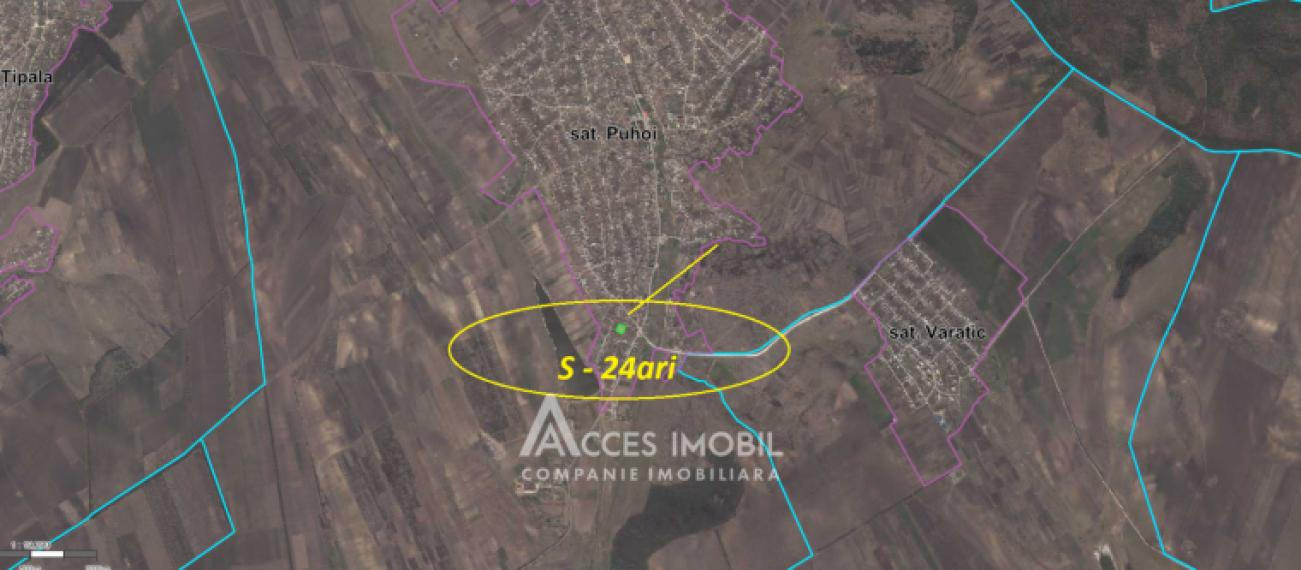 Teren pentru construcție, 24 ari! Ialoveni, Puhoi!: 6