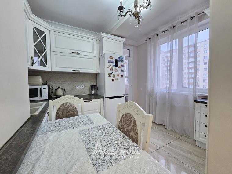 Bloc Nou! Botanica, str. Așhabad, 2 camere + living! Euroreparație!: 4