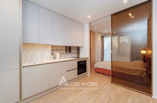 Chirie! Bloc Nou! Centru, bd. Ștefan cel Mare, 1 cameră + living. Euroreparație!: 3