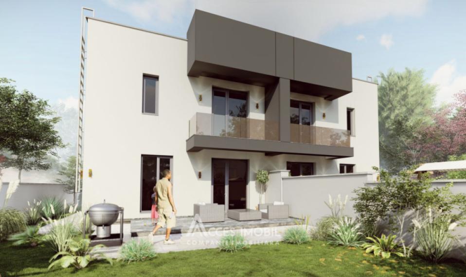 Casă în 2 nivele! str. Alba Iulia, Ghidighici, 135m2 + 4 ari. Variantă albă!: 1