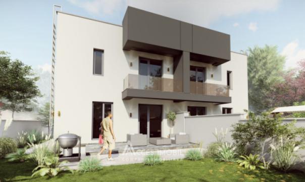 Casă în 2 nivele! str. Alba Iulia, Ghidighici, 135m2 + 4 ari. Variantă albă!: 1