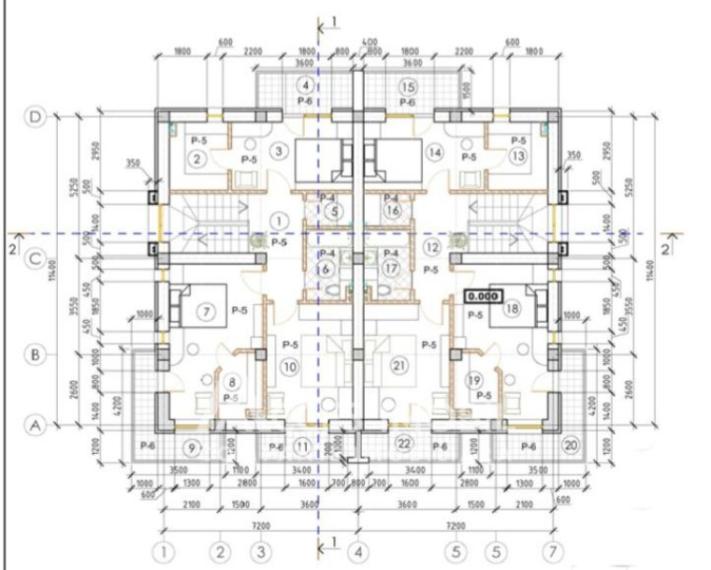 Casă în 2 nivele! str. Alba Iulia, Ghidighici, 135m2 + 4 ari. Variantă albă!: 10